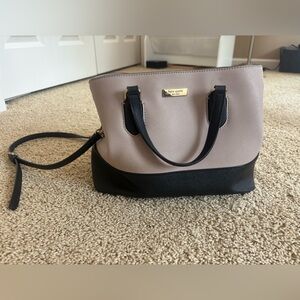 Kate Spade Black and Tan Satchel